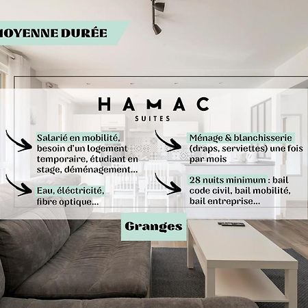 Suite Granges En Rez-De-Jardin Pour 4 Voyageurs 里昂 外观 照片