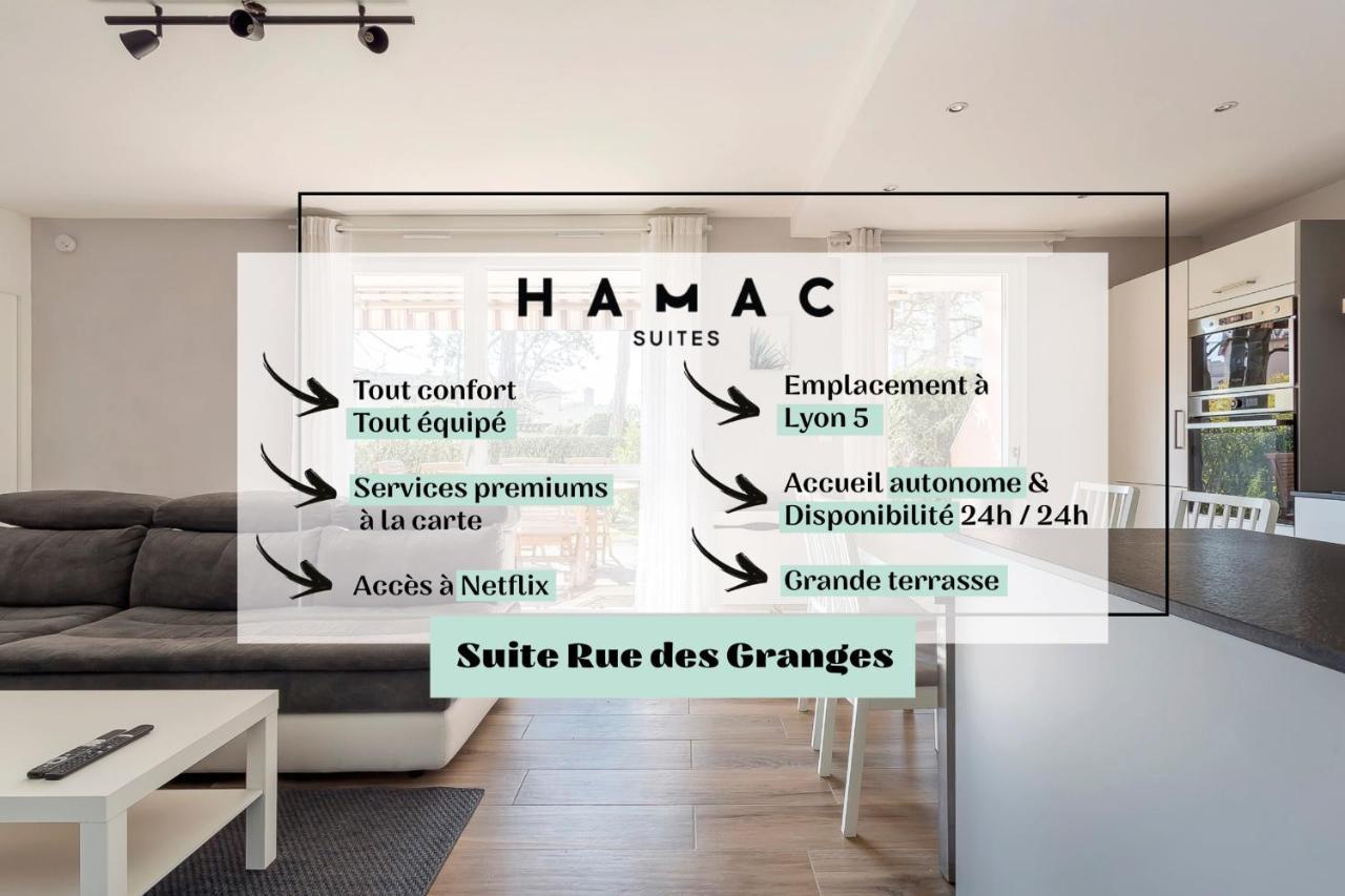 Suite Granges En Rez-De-Jardin Pour 4 Voyageurs 里昂 外观 照片